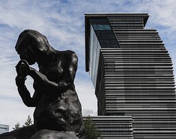 Contrast Forms Bronze sculpture 